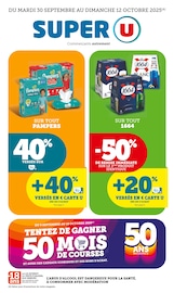 Catalogue Supermarchés Super U en cours à Champtoceaux et alentours, "Super U", 44 pages, 30/09/2025 - 12/10/2025