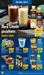 Proteinprodukte im Lidl Prospekt "LIDL LOHNT SICH" auf Seite 20