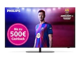 65OLED810/12 OLED Ambilight TV (Flat, 65 Zoll / 164 cm, UHD 4K, SMART TV, Ambilight) im MediaMarkt Saturn Prospekt 65OLED810/12 OLED Ambilight TV (Flat, 65 Zoll / 164 cm, UHD 4K, SMART TV, Ambilight) von PHILIPS im aktuellen MediaMarkt Saturn Prospekt für 1.499,00 €