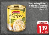 Mildessa Mildes Weinsauerkraut im Angebot bei E center in Solingen Mildessa Mildes Weinsauerkraut Angebote von Hengstenberg bei E center Solingen für 1,39 €