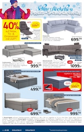 Aktueller ROLLER Prospekt mit Couch, "Schneeflöckchen Preis-Schöckchen", Seite 12
