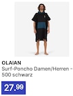 Surf-Poncho Damen/Herren - 500 schwarz von OLAIAN im aktuellen Decathlon Prospekt für 27,99 €