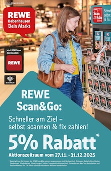 Aktueller REWE Babenhausen Prospekt "Dein Markt" mit 28 Seiten