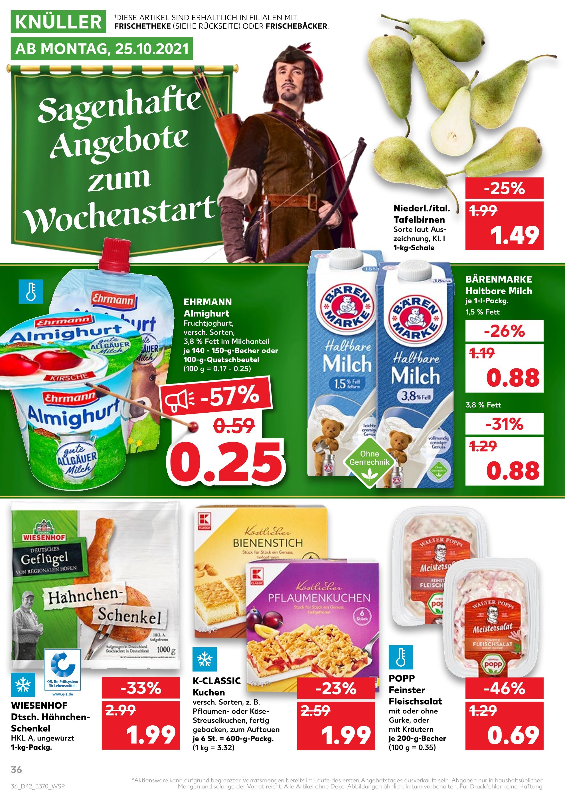Kaufland Prospekt für Chorin mit 42 Seiten Kaufland Prospekt für Chorin: "KNÜLLER", 42 Seiten, 25.10.2021 - 27.10.2021