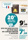Duo de spécialités de Foie gras de Canard entier - U Saveurs dans le catalogue Super U