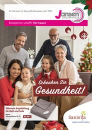 Sanitätshaus Jansen e.K. Prospekt: "Schenken Sie Gesundheit!", 6 Seiten, 14.11.2022 - 31.01.2023