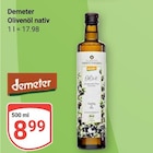 Olivenöl nativ Angebote von Demeter bei GLOBUS Leipzig für 8,99 €