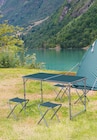 Table pliante + 4 tabourets réglables - NEKA - Stokomani à Strasbourg Table pliante + 4 tabourets réglables - NEKA en promo chez Stokomani Strasbourg à 29,99 €