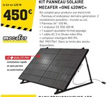 Kit panneau solaire one 420wc à Tout Faire dans Sanvensa