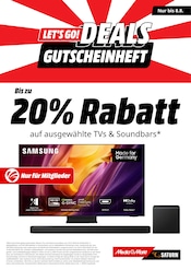 MediaMarkt Saturn Elektromärkte Prospekt der aktuellen Woche mit 3 Seiten, gültig von 20.07.2026 bis 10.08.2026, in Vaihingen und Umgebung Aktueller MediaMarkt Saturn Elektromärkte Prospekt in Vaihingen und Umgebung, "LET'S GO! DEALS GUTSCHEINHEFT" mit 3 Seiten, 20.07.2026 - 10.08.2026