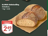 Dinkelzwilling bei GLOBUS im Prospekt "" für 2,49 €