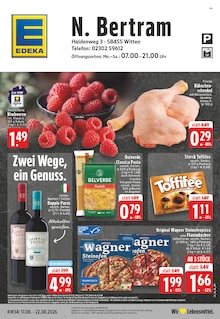 Aktueller EDEKA Prospekt für Witten und Ungebung, Seiten zum blättern EDEKA Prospekt Aktuelle Angebote mit Seiten in Witten und Umgebung