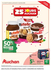 Catalogue Supermarchés Auchan Hypermarché en cours à Champagne-Mouton et alentours, "25 JOURS AUCHAN", 44 pages, 27/10/2026 - 01/11/2026