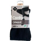 Collant opaque 40D - Carrefour à Créteil Collant opaque 40D en promo chez Carrefour Créteil à 2,49 €