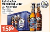 Mönchshof Lager von Kulmbacher im aktuellen Getränke City Prospekt für 15,99 €