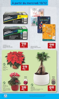 Promotion Plante D'intérieur dans le prospectus Aldi, valable du 09/12/2025 au 15/12/2025 Promo Plante D'intérieur dans le catalogue Aldi du moment à la page 38