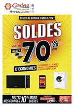 Catalogue Casino Supermarchés "SOLDES jusqu'à -70% d'économies", 56 pages, à Bordeaux, 06/01/2020 - 19/01/2020 Prospectus Casino Supermarchés "SOLDES jusqu'à -70% d'économies", 56 pages, à Bordeaux, 06/01/2020 - 19/01/2020