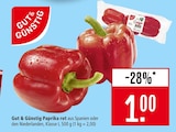 Paprika rot Angebote von Gut & Günstig bei Marktkauf Aschaffenburg für 1,00 €