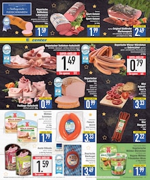 Schweinefleisch im E center Prospekt "WIR WÜNSCHEN FROHE WEIHNACHTEN UND SCHÖNE FESTTAGE!" mit 24 Seiten (Augsburg)