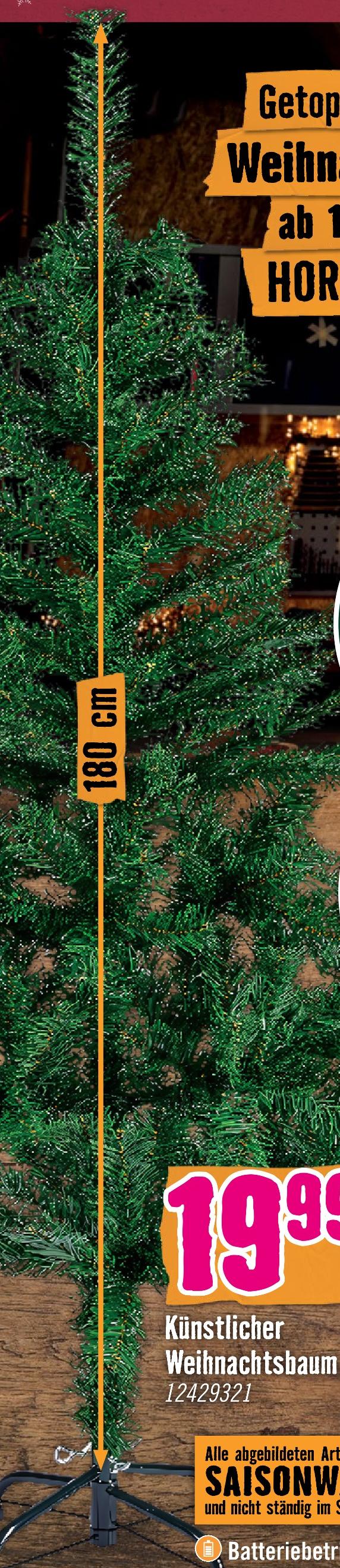 hagebaumarkt Weihnachtsbaum kuenstlicher: Angebote & Preise im Prospekt vergleichen!