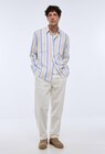 Chemise manches longues rayée en mélange lin à Monoprix Troyes Zola dans Troyes Chemise manches longues rayée en mélange lin à Monoprix Troyes Zola dans Troyes