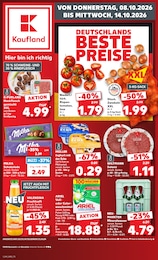 Supermarkt Prospekt von Kaufland Neumarkt Kaufland Prospekt: "Hier bin ich richtig", 70 Seiten, 08.10.2026 - 14.10.2026