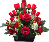 JARDINIÈRE FLEURIE ROSES & RENONCULES - SANSMARQUE - Auchan Hypermarché à Bordeaux JARDINIÈRE FLEURIE ROSES & RENONCULES - SANSMARQUE en promo chez Auchan Hypermarché Bordeaux à 24,99 €