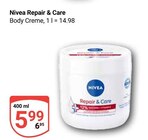 Repair & Care Angebote von Nivea bei GLOBUS Bad Homburg für 5,99 €
