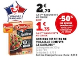 Super U Campsas - Promo Gésiers ou foies de volaille confits Promo Gésiers ou foies de volaille confits à 1,35 € dans le catalogue Super U à Campsas