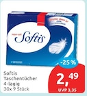 Taschentücher von Softis im aktuellen budni Prospekt
