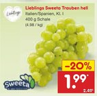Lieblings Sweeta Trauben hell von Sweeta im aktuellen Netto Marken-Discount Prospekt