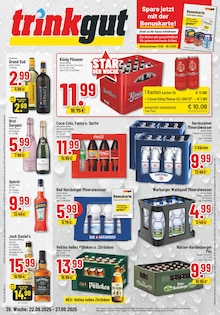 Veltins im Trinkgut Prospekt "Aktuelle Angebote" mit 6 Seiten (Lehrte)
