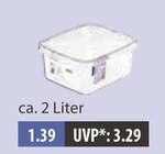 Aufbewahrungsbox im V-Markt Prospekt Aufbewahrungsbox „Lona“ von rotho im aktuellen V-Markt Prospekt für 1,39 €