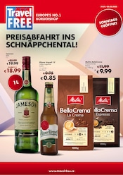 Aktueller Travel FREE Prospekt mit Espresso, "PREISABFAHRT INS SCHNÄPPCHENTAL!", Seite 1