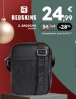 Sacoche Homme - REDSKINS en promo chez Sport 2000 Strasbourg à 24,99 €
