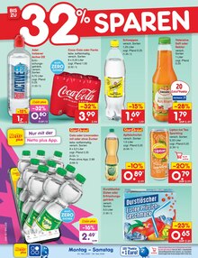 Coca Cola im Netto Marken-Discount Prospekt "Aktuelle Angebote" mit 67 Seiten (Rostock)