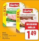 Schinken von Herta für 1,49 € bei E center im Angebot Schinken von Herta im aktuellen E center Prospekt