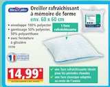 Norma Uckange - Promo Oreiller rafraîchissant à mémoire de forme Promo Oreiller rafraîchissant à mémoire de forme à 14,99 € dans le catalogue Norma à Uckange
