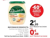 Mayonnaise - Benedicta - Super U à Vénissieux Mayonnaise - Benedicta en promo chez Super U Vénissieux à 0,88 €