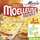 Pizza Crousti moelleuse 4 fromages surgelée - MARIE dans le catalogue Géant Casino