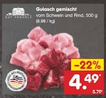 Aktuelle Gulasch Angebote bei Netto Marken-Discount in Chemnitz Aktuelles Gulasch gemischt Angebot bei Netto Marken-Discount in Chemnitz ab 4,49 €