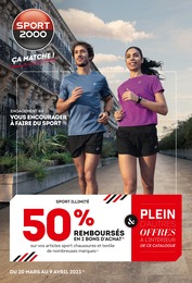 Prospectus Sport 2000 "Engagement #4 : Vous encourager à faire du sport", 8 pages, 20/03/2023 - 09/04/2023