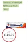 Schmerzgel forte 23,2 mg/g bei LINDA Premiumapotheke im Waldachtal Prospekt für 34,90 €