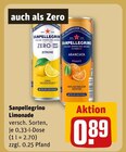 Limonade Zitrone von Sanpellegrino im aktuellen REWE Prospekt