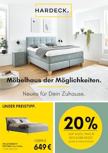 HARDECK Prospekt Möbelhaus der Möglichkeiten. mit 1 Seite