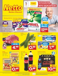 Netto Marken-Discount Prospekt für Böblingen: "Aktuelle Angebote", 54 Seiten, 29.07.2024 - 03.08.2024