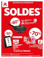Catalogue Auchan à Marseille, avec 16 pages Prospectus Auchan à Marseille, "Soldes", 16 pages, 30/06/2021 - 27/07/2021