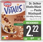 Vitalis Müsli von Dr. Oetker im aktuellen EDEKA Prospekt für 2,22 €
