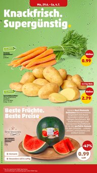Kartoffeln im aktuellen Penny Prospekt (Dresden) Kartoffeln im Penny Prospekt "Wer günstig will, muss Penny." mit 52 Seiten (Dresden)