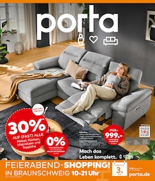 porta Möbel Prospekt für Wolfsburg mit 8 Seiten